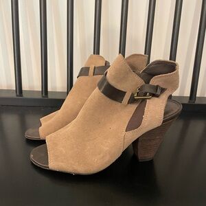 Franco sarto peep toe booties